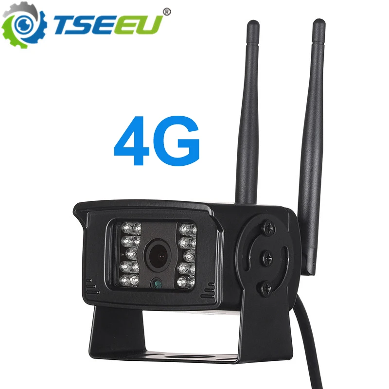 

4G 3G sim card IP camera automobile truck camera video recording app remotely view max 128G card inbuilt microphone 1080P 5MP