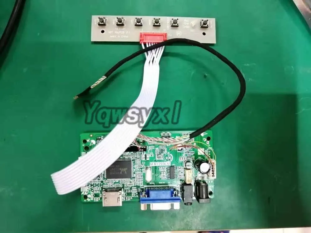 Плата управления Yqwsyxl LCD LED EDP комплект мониторов для B156HTN03.8 LVDS (HDMI + VGA) плата