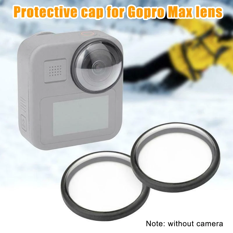 2 шт акриловая крышка объектива камеры Защитная крышка для GoPro Max спортивная камера FKU66