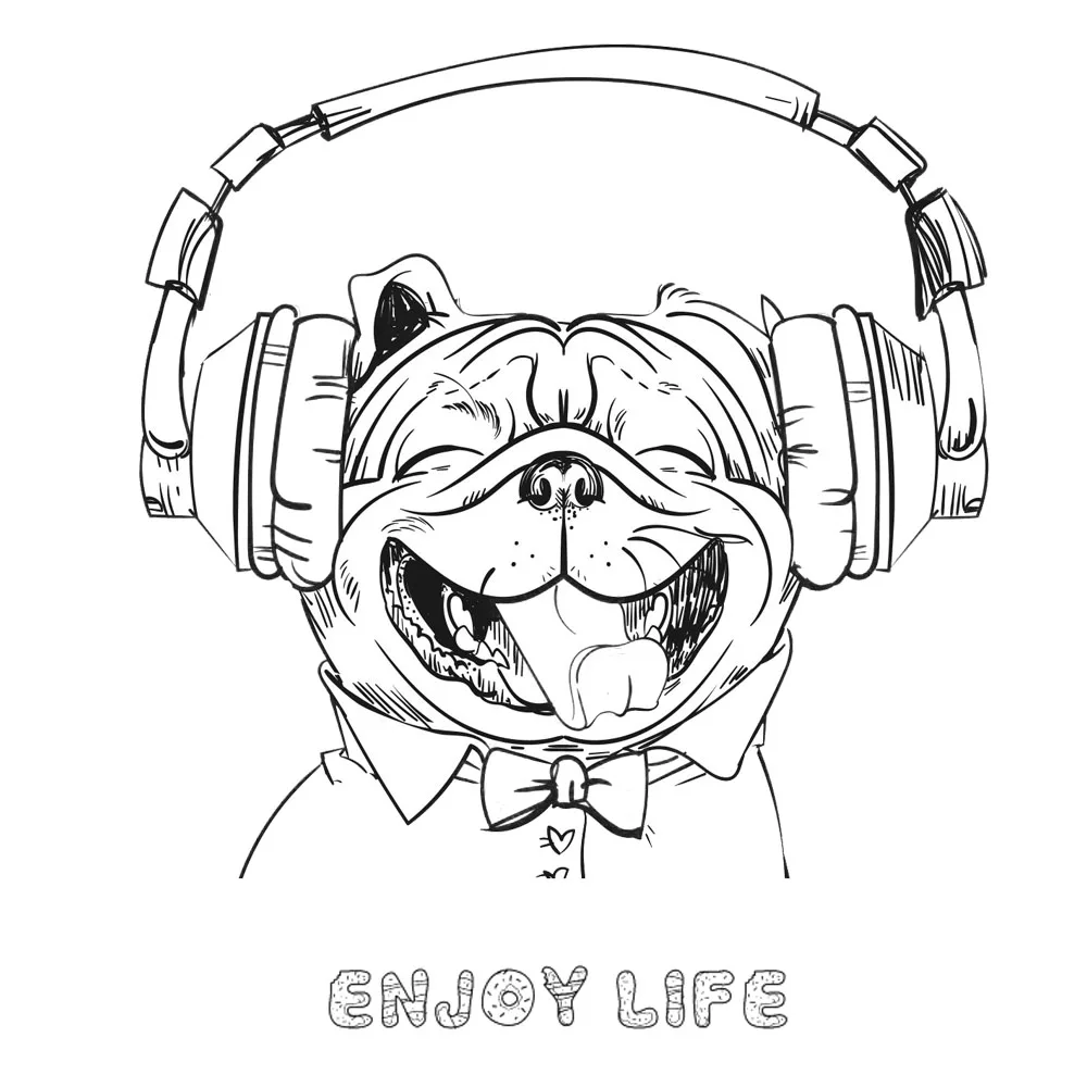 AZSG Smile Dog Clear Stamps For DIY Scrapbooking Decorative Card making Crafts Fun Decoration Supplies 13*13cm | Дом и сад