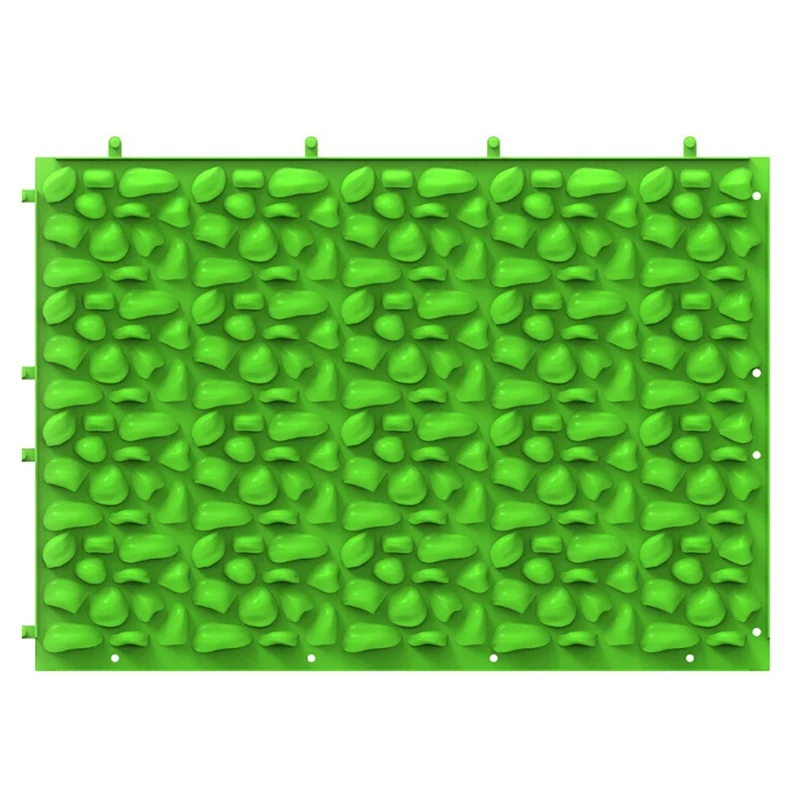 New Foot Massage Acupressure Mat Artificial Pebble Walking Toe Plate Manual Massaging Pad - Цвет: G