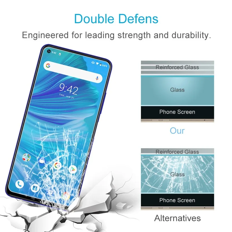 Закаленное стекло для UMIDIGI F2 power 3 Премиум Защитный чехол для umi F 2 power 3