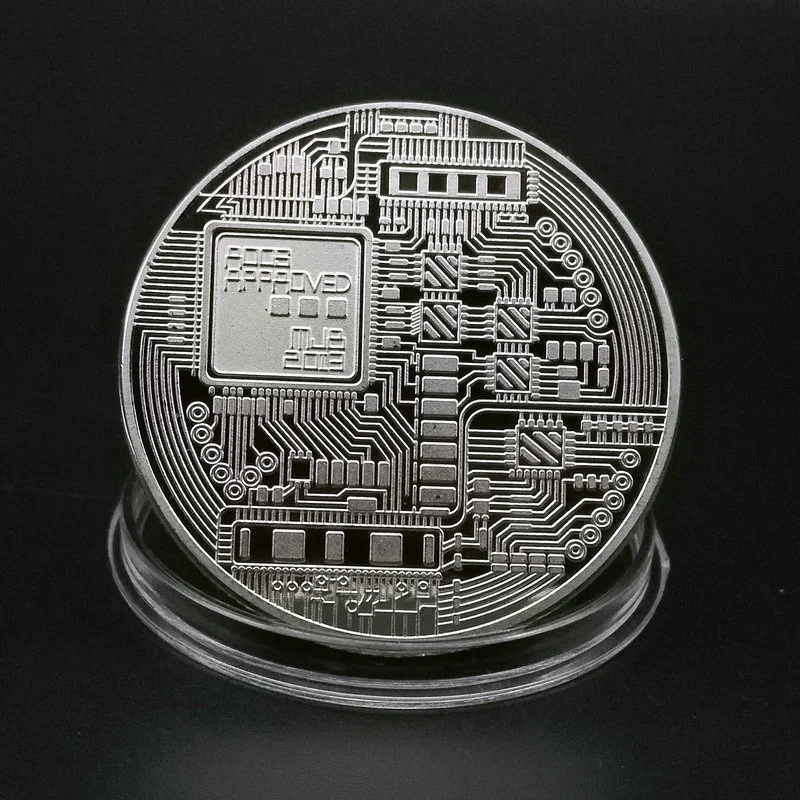Золотой Биткоин памятные круглые коллекционеры монета Бит монета позолоченные монеты