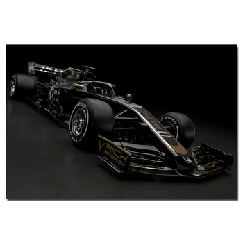 

Haas VF 19 F1 Racing Car Posters Canvas Prints Paintings With Frame Wall Art Home Decoration