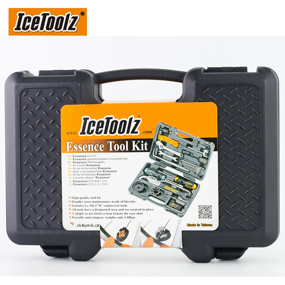 Набор инструментов для ремонта велосипедов IceToolz 82F4 многофункциональная коробка