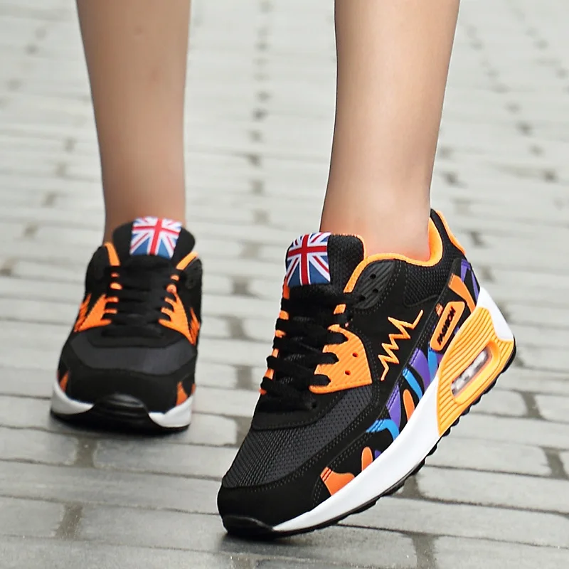 

2019 Summer Hot Selling WOMEN'S Shoes-Style Air Cushion Shoes Women's Casual Sports Running Shoes Korean-style Flat Extra High S