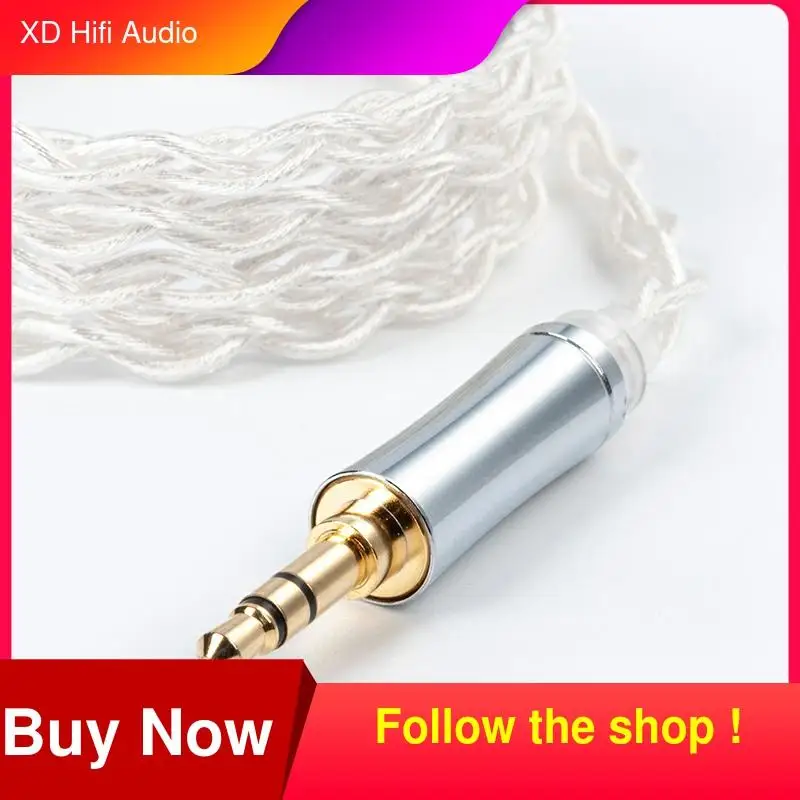 

TRI 4 Core Cable High Purity 5N Single Crystal Copper Silve with 2Pin/QDC/MMCX/TFZ Connector for KZ ZSX ASX ASF TRN VX BA8 V90S