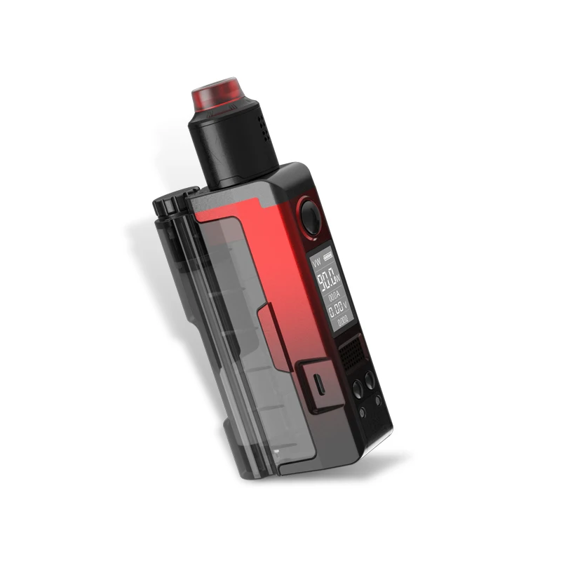 Новейший DOVPO Vape Mod Topside Lite комплект с Variant RDA с двойной катушкой атомайзер Питание от одной батареи 18650/21700/20700
