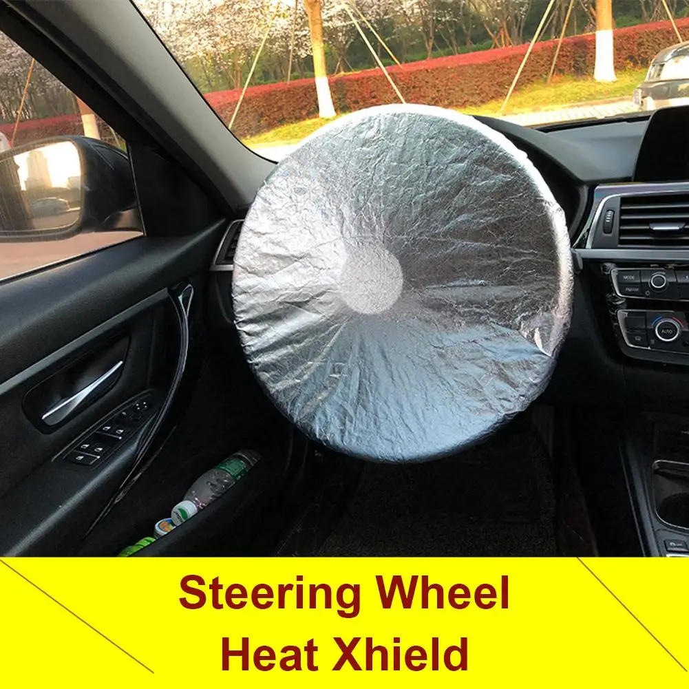 

Car Steering Wheel Sunshade Car Sun Shade Cover Steering Wheel Sun Block For Most SUVs Trucks Vans Car Accessories
