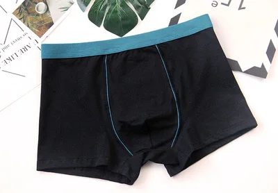 Размера плюс XL-7XL Для мужчин нижнее белье трусы-боксеры для девочек свободные удобные дышащие однотонные мягкие со средней талией Для мужчин Повседневное трусы Простые Модные