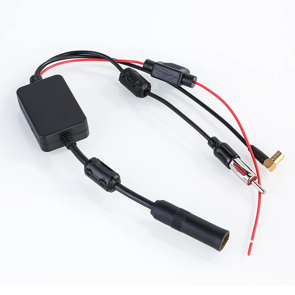 Для универсальной камеры 12V Авто ANT-208PLUS 3-в-1 автомобильное радио FM AM DAB антенна FM антенна усилитель 4