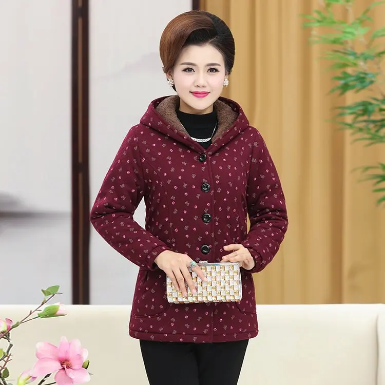 

Manufacturers Direct Selling Cotton Jacket 2019 Autumn And Winter New Style WOMEN'S Dress Korean-style Butterfly Flower plus Vel