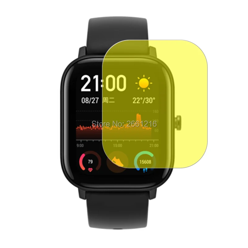 3 шт./партия для Amazfit GTS спортивные Смарт-часы мягкая защитная пленка tpu защита экрана(не закаленное стекло