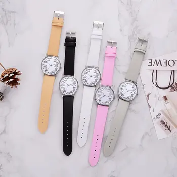 

Cute Cartoon cat pattern Fashion creative new watch Korean version of the simple trendy student watch quartz watch