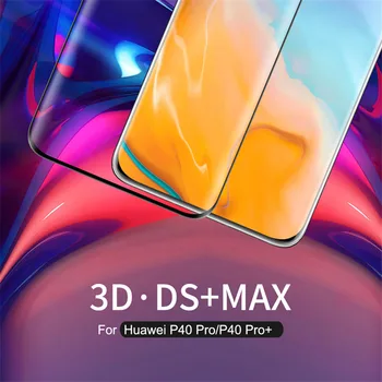 

For Huawei P40 Pro Full Coverage Tempered Glass Screen Protector Anti-Explosion NILLKIN Full Glue 3D DS+MAX For Huawei P40 Pro+