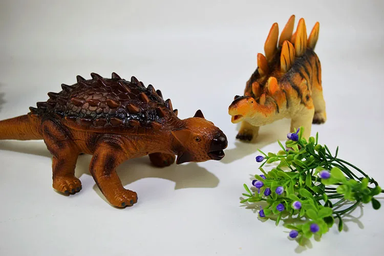 Jurassic мягкая модель динозавра Silcone IC труба звук делая T-Rex Стегозавр игрушка динозавр