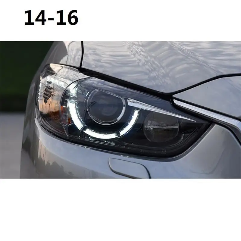 Аксессуары для дневных ходовых огней в сборе Cob Drl автомобилей Luces Led Para авто освещение фары 17 18 для Mazda Atenza