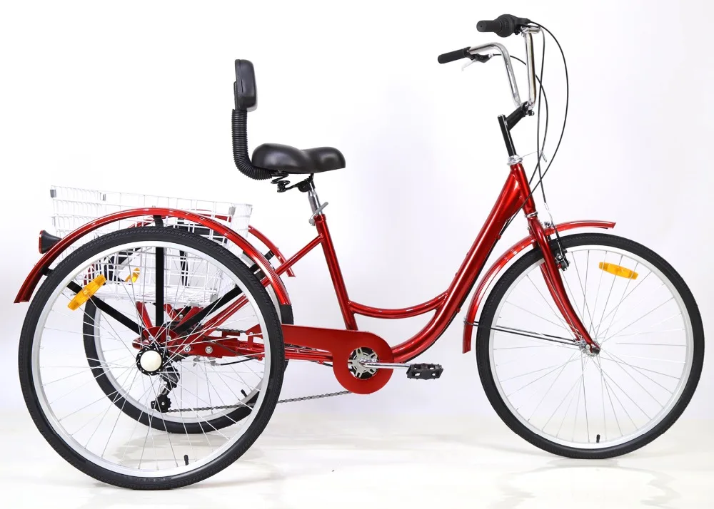 20/24 / 26inch tricycle outdoor riding Pedicab shopping tricycle touring bike