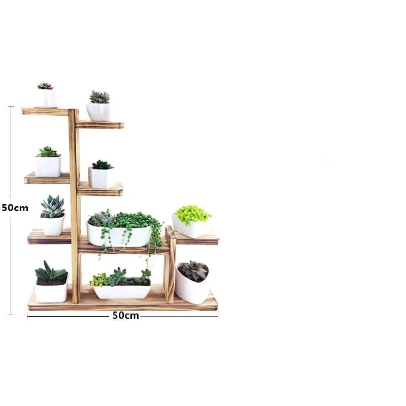 Version H Стойка Estanteria Escalera Estante Para Plantas Huerto Urbano Madera напольная стойка Stojak Na Kwiaty балкон Цветочная полка - Цвет: Version H