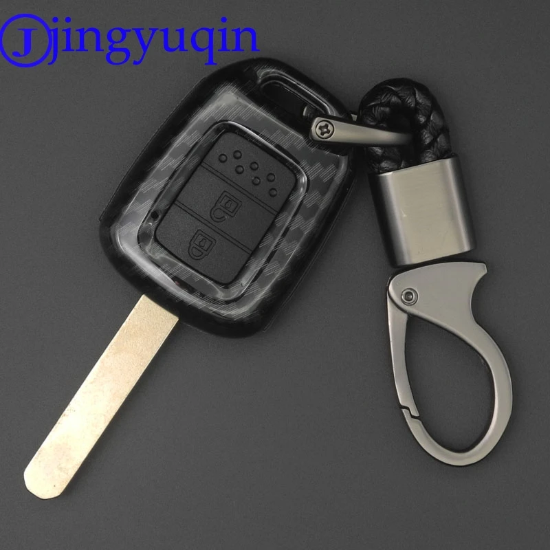 Jingyuqin 2/3/4 кнопки дистанционного ключа оболочки чехол для HONDA greiz Civic Город XRV Vezel углерода силикона