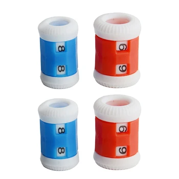 

4Pcs Professional Knitting Needles Row Counter Weaving Tools Plastic Crochet Number Marker Tool