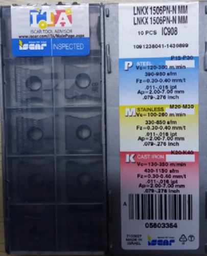 ISCAR 10 шт. твердосплавная вставка LNKX 1506PN-N мм IC928