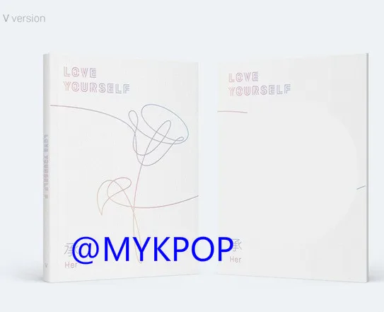 

[MYKPOP]~100% OFFICIAL ORIGINAL~ HOT-BOYS: LOVE YOURSELF - Her, Photo Book+Post Card+Mini Book,SA19092308