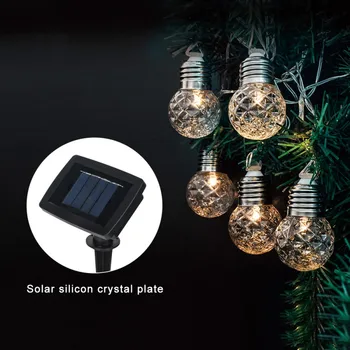 

LED Solar Pineapple String Ball Lights Outdoor Waterproof Warm White Lights Garden Decoration Party Decoration Supplies