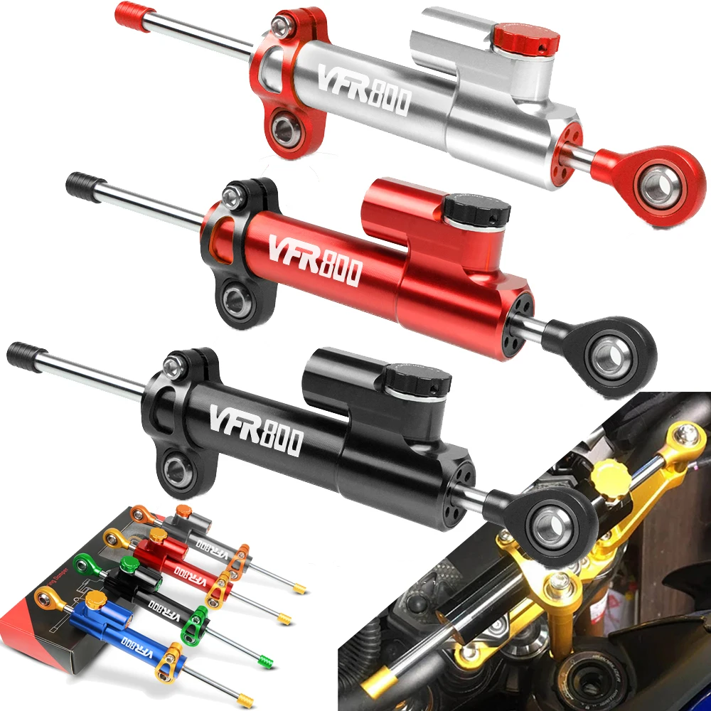 For HONDA VFR800 VFR 800 VFR800F 2002-2017 2010 2011 2012 2013 2014 2015 16 Motorcycle Damper Steering Stabilize Safety Control |