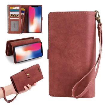 

MEGSHI-016 Wallet Adsorption Leather Phone Case for XiaoMi 9 9SE 9Lite 10 Note10 RedMi 8 9 9C 9A Note8 Note9 Pro back cover