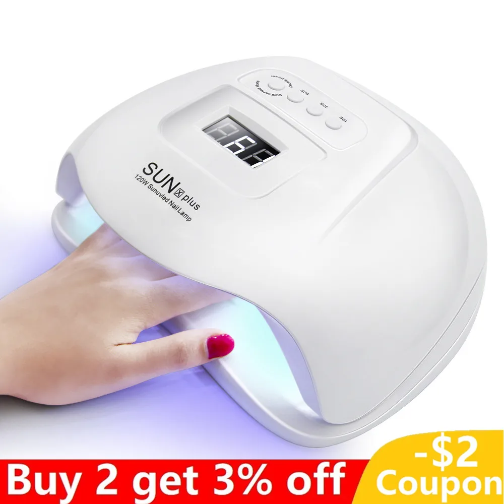 Günstig 72W Nagel Trockner Maniküre UV LED Nagel lampe Mit LCD Display 4 Timer Automatische Sensor Für Nail art Salon alle Gel Nagellack