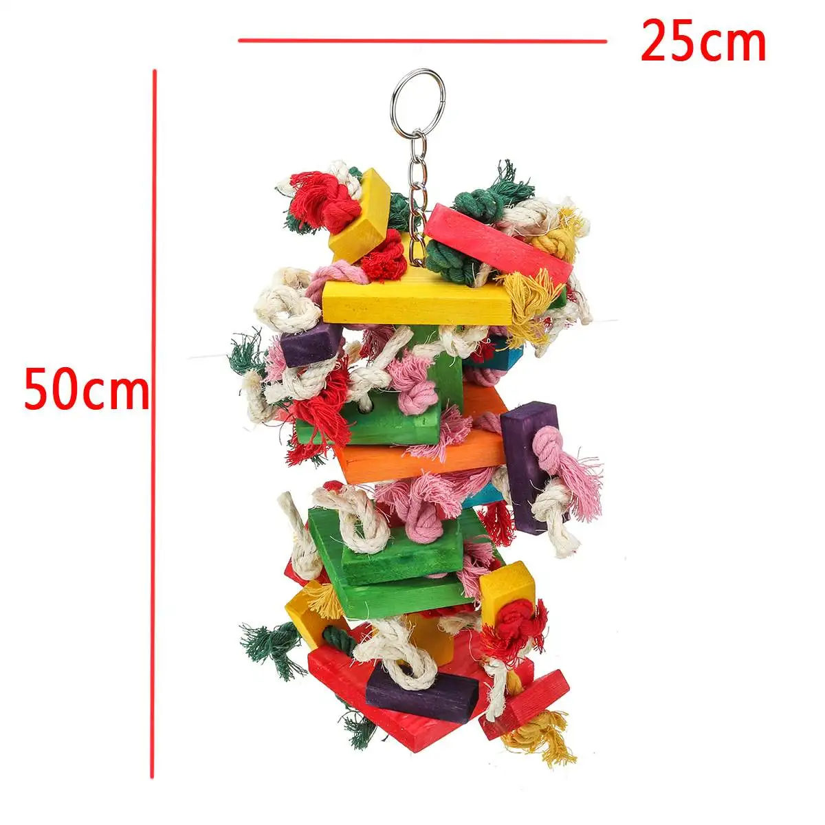 Забавная птица клювоточка для попугая игрушка качающаяся игрушка деревянный блок и хлопок качающаяся корзинка скалолазание аксессуары для птичьей клетки