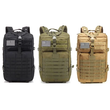 

40L Military Tactical Assault Pack Backpack Army Molle Waterproof Bug Out Bag Small Rucksack for Outdoor Hiking Camping Hunting