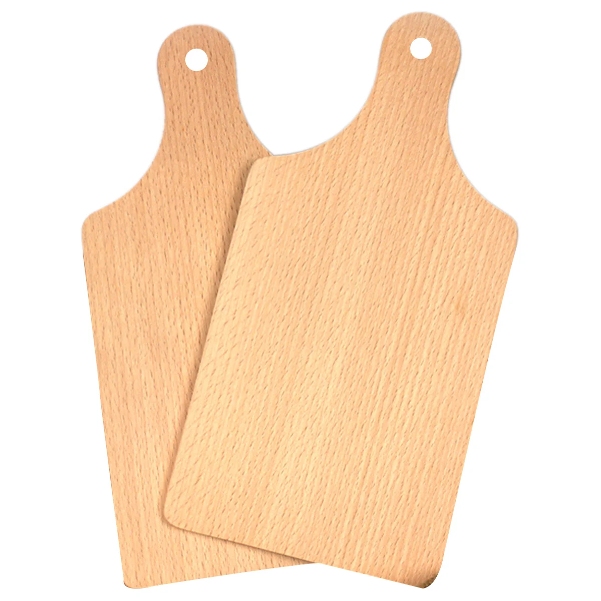 

New 2020 Solid Wood Cutting Board Handle Overturnable Smooth Firm Rectangular Hardwood Cutting Board Kitchen