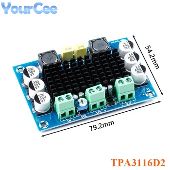 

TPA3116 TPA3116D2 100W Mono Channel Digital Power Audio Amplifier Board Module DC 12V-26V Large Capacity Board