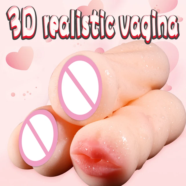 Vagina for Men Toy Sex Toys 4D Realistic Anal Oral Deep Throat Male Masturbator Silicone Artificial Vagina Mouth Erotics Anus 1