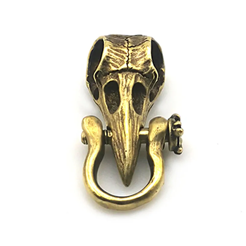 

EDC Outdoor Tool DIY Accessories For Bracelet Weaving Paracord Multifunction Buckle Brass Bird Head / Dropshipping