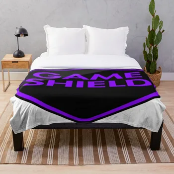 

Game Shield Purple Throw Blanket Soft Sherpa Blanket Bed Sheet Single Knee Blanket Office Nap Blanket