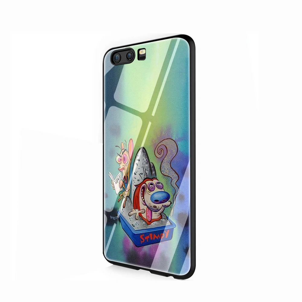Чехол для телефона EWAU ren and stippy для huawei P20 30 P Smart Mate20 pro Lite Honor9 10 Lite - Цвет: G4