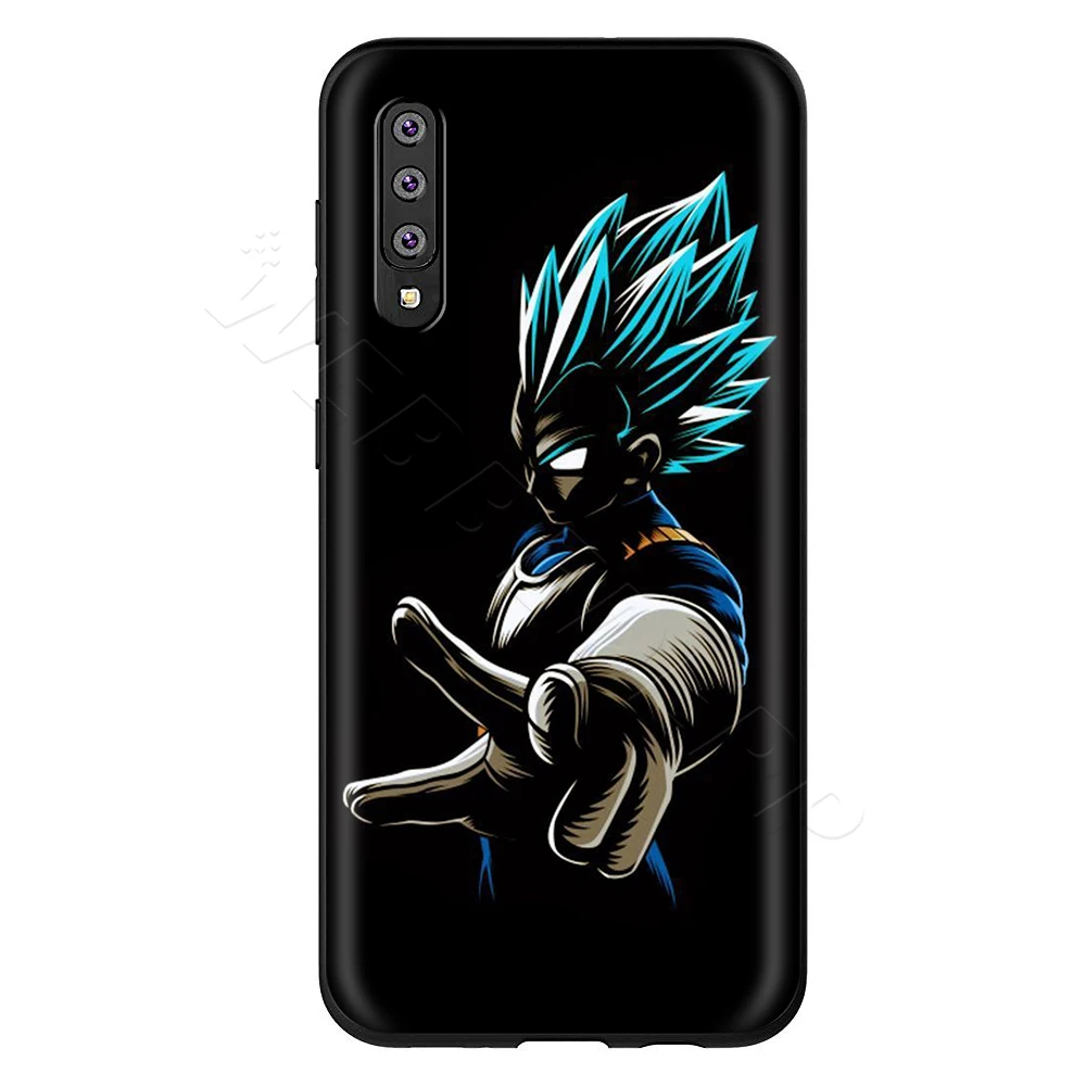 Webbedepp Dragon Ball Z Saiyan Goku чехол для samsung Galaxy S7 S8 S9 S10 Edge Plus Note 10 8 9 A10 A20 A30 A40 A50 A60 A70