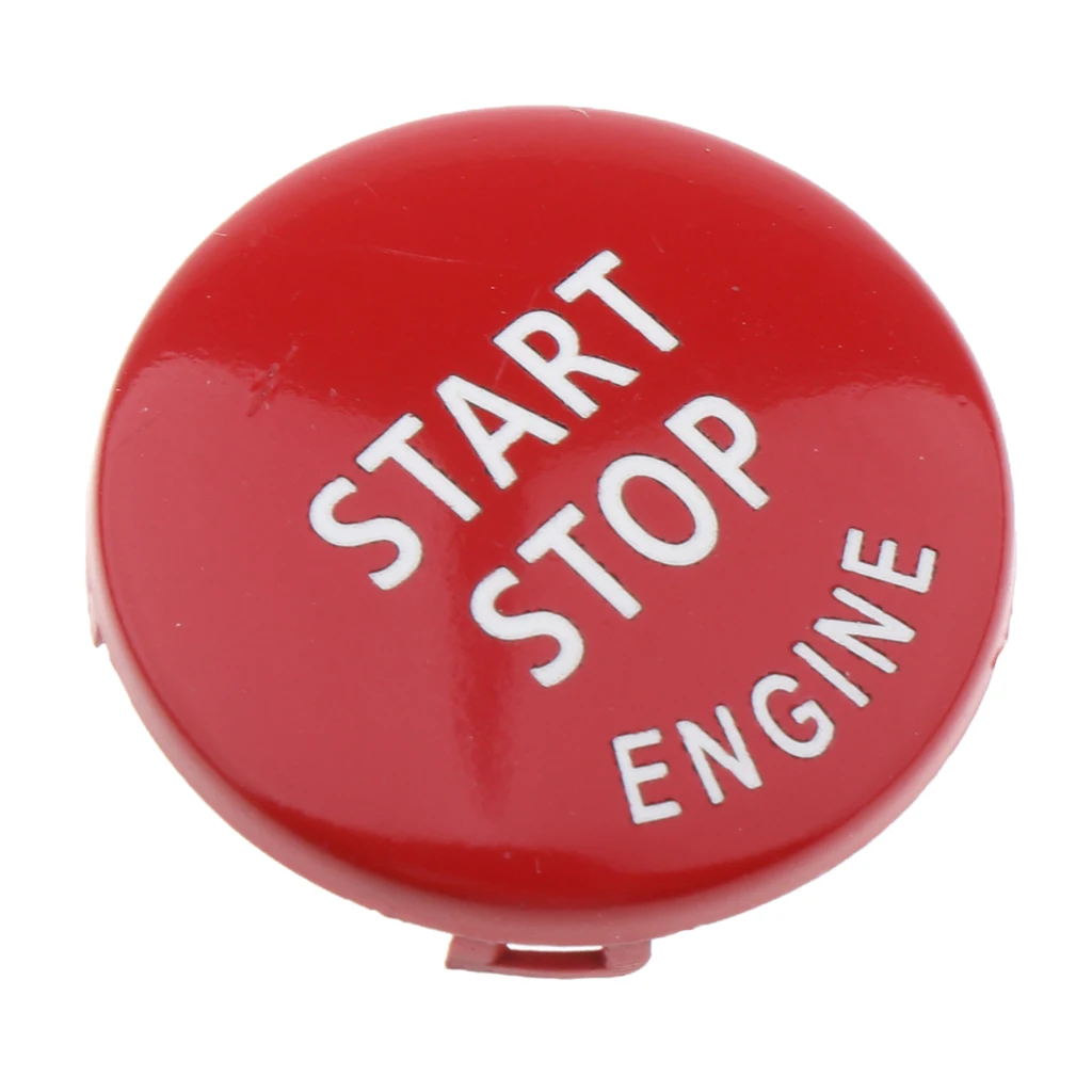 Auto Carbon Fiber Car Styling Start Button Sticker Auto Car Decorative Aceessories for bmw e60 e70 e90 e92 e93 3 series