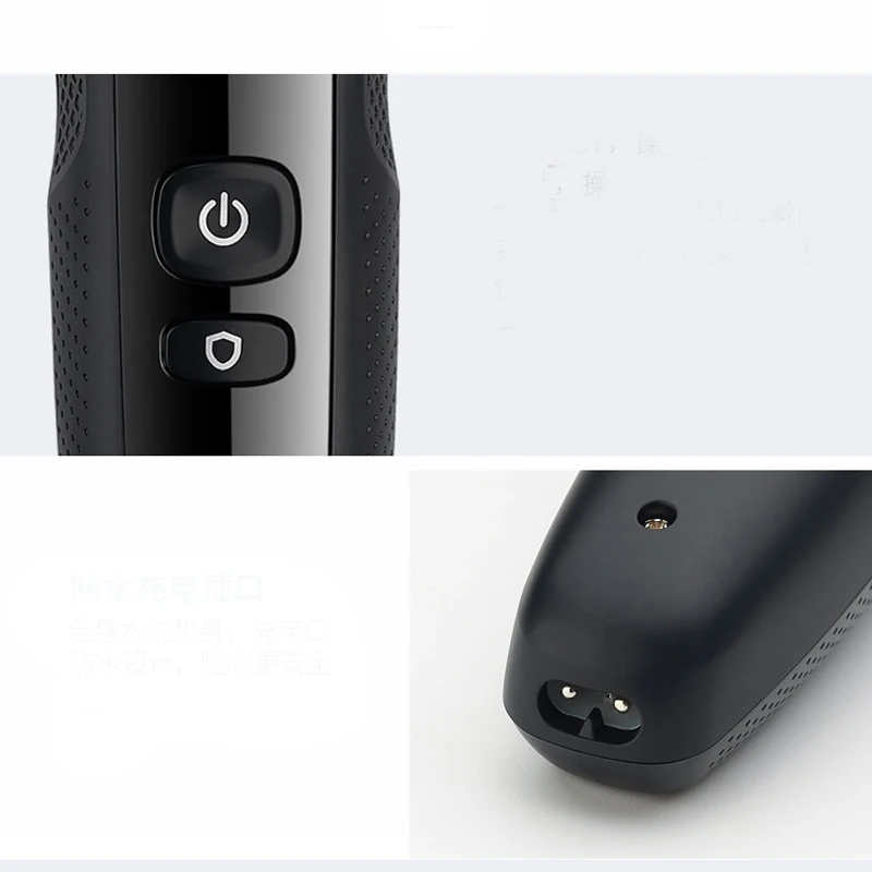 Surker 4 в 1 USB перезаряжаемая электробритва, бритва, триммер для носа, триммер для лица, электрический триммер для бритья бороды, моющийся