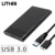 UTHAI G10 USB 3.0 Mobile Hard Disk Box 2.5 Inch SATA Hard Disk Box SSD Sliding Cover Grid Texture Mobile External HDD Enclosure