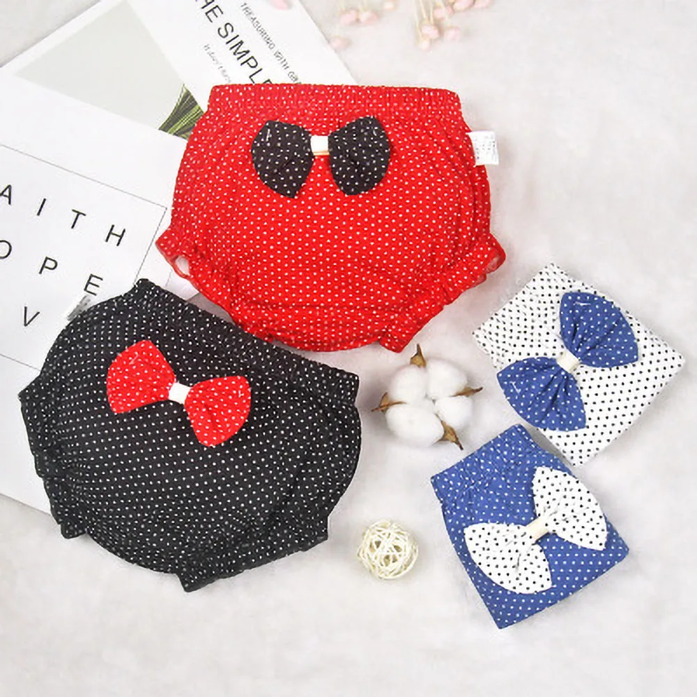 New Baby Panties Female 1 3 years olds Dot Shorts Girls Outer Pants