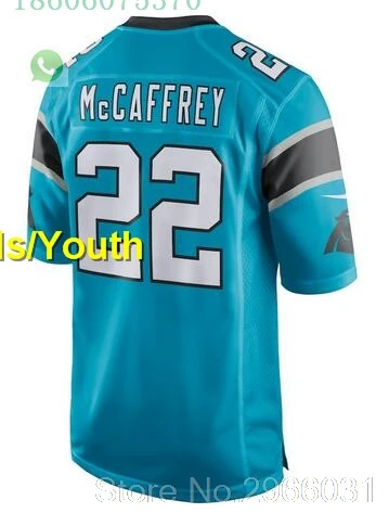 A+++ качественная Детская Молодежная 1 камера newton 59 Luke Kuechly Christian McCaffrey 22 jersey Carolina