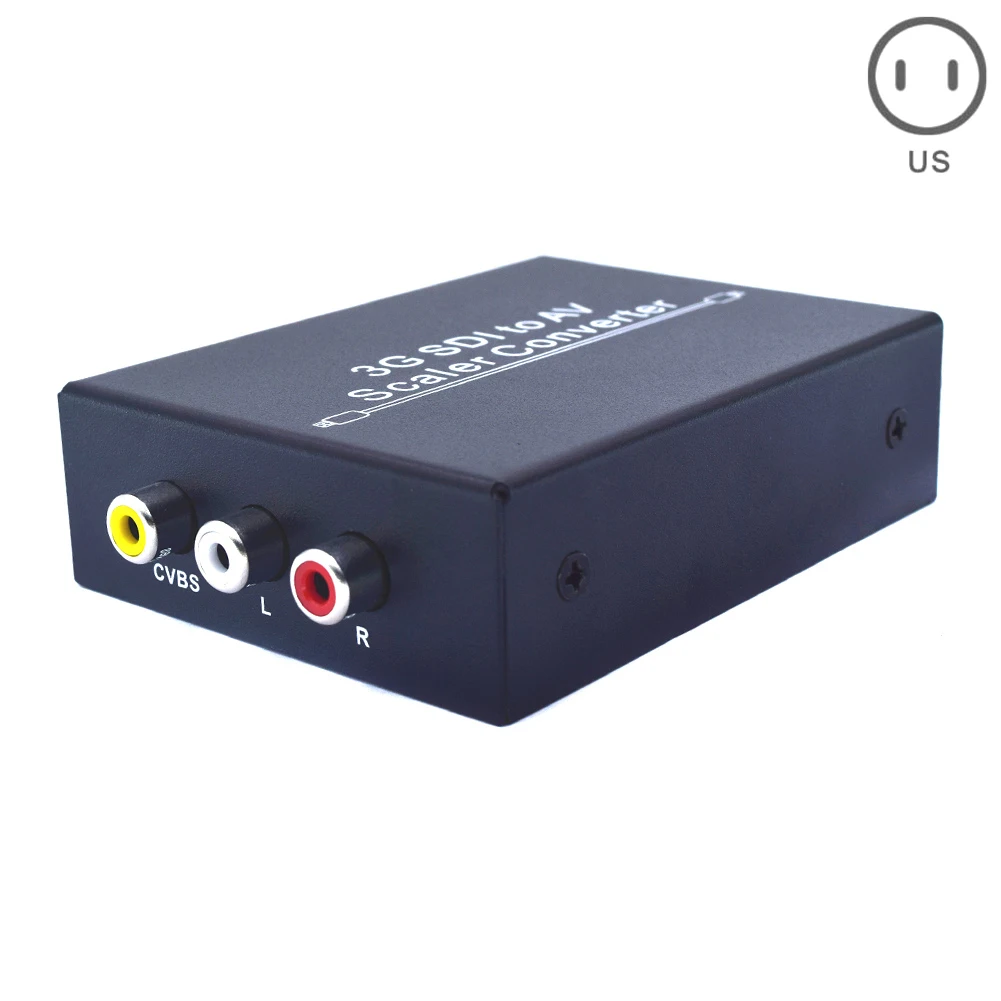 3g SDI в 3-RCA AV адаптер конвертер SD-SDI HD-SDI 3g-SDI 2,97 Гбит/с ING-SHIPPING - Цвет: EU
