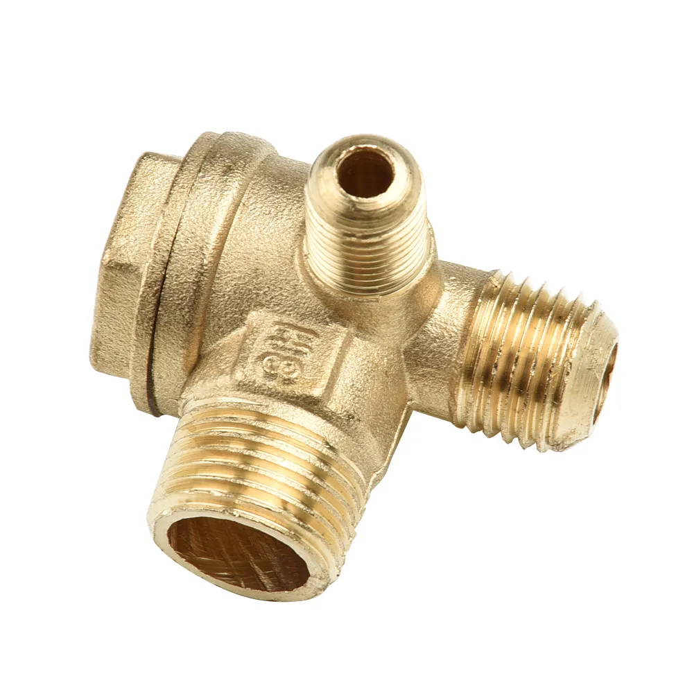 Air compressor check valve Parts Gold Accessories Replacement New Useful