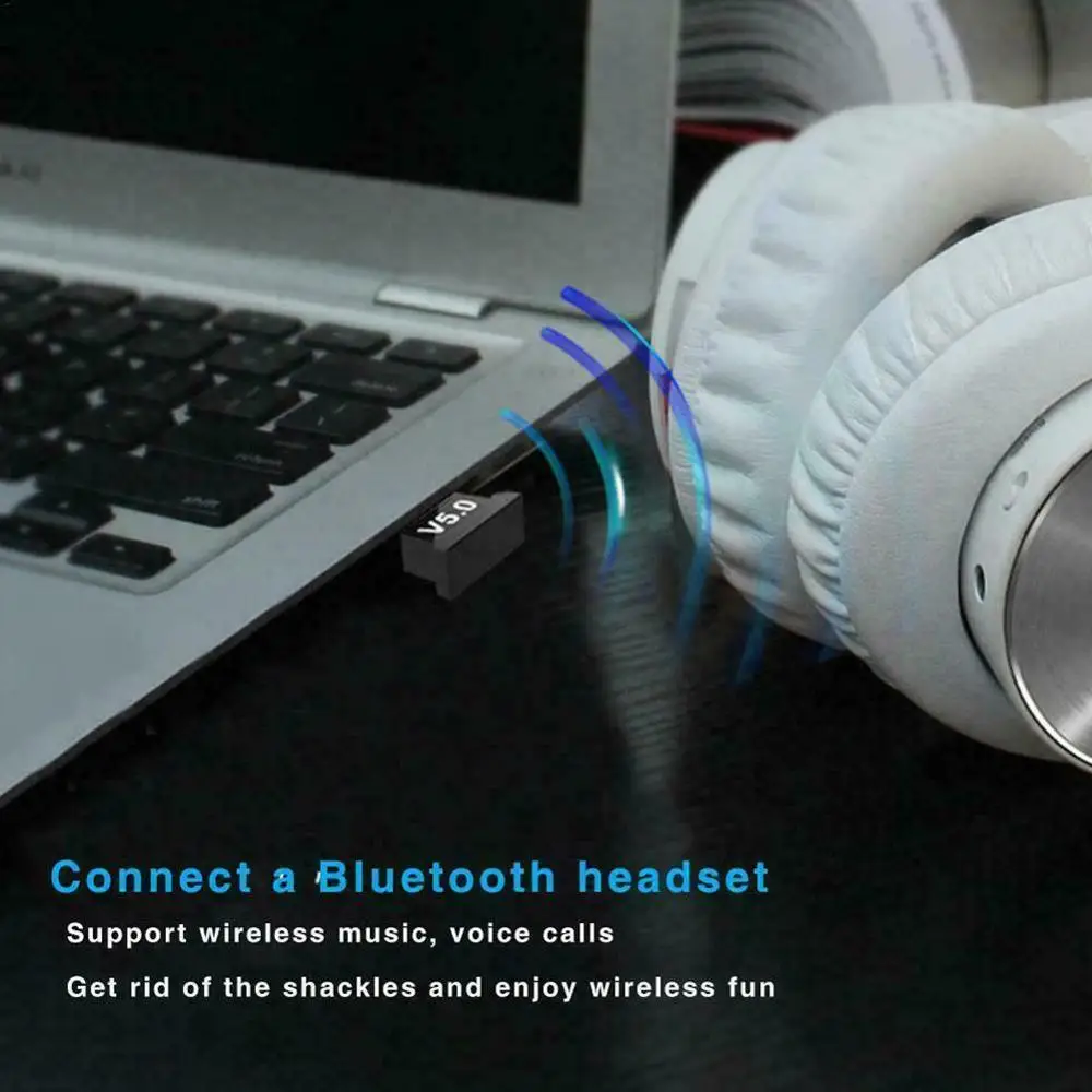 USB Bluetooth 5,0 адаптер передатчик Bluetooth приемник аудио Bluetooth ключ беспроводной USB адаптер для компьютера ПК ноутбука