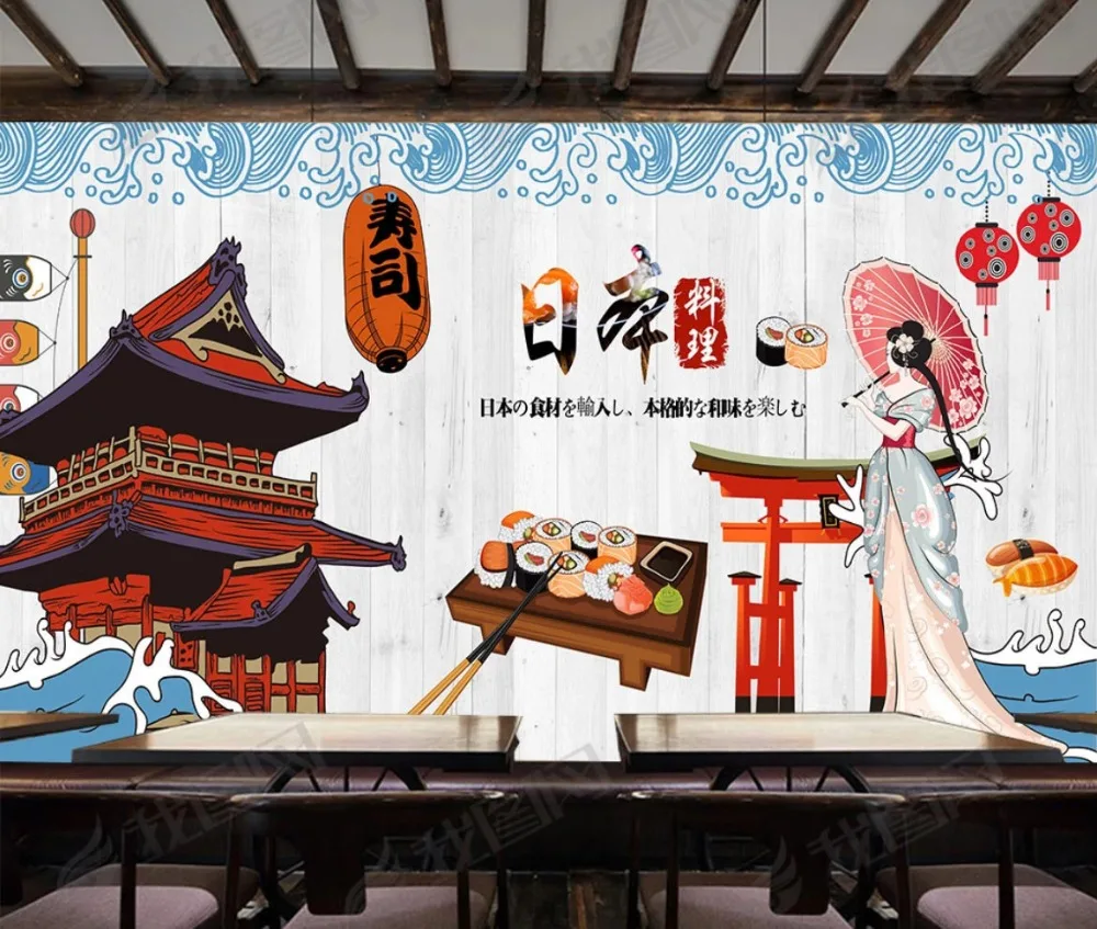 parede japonês restaurante clássico ferramentas fundo papéis decoração da sua casa