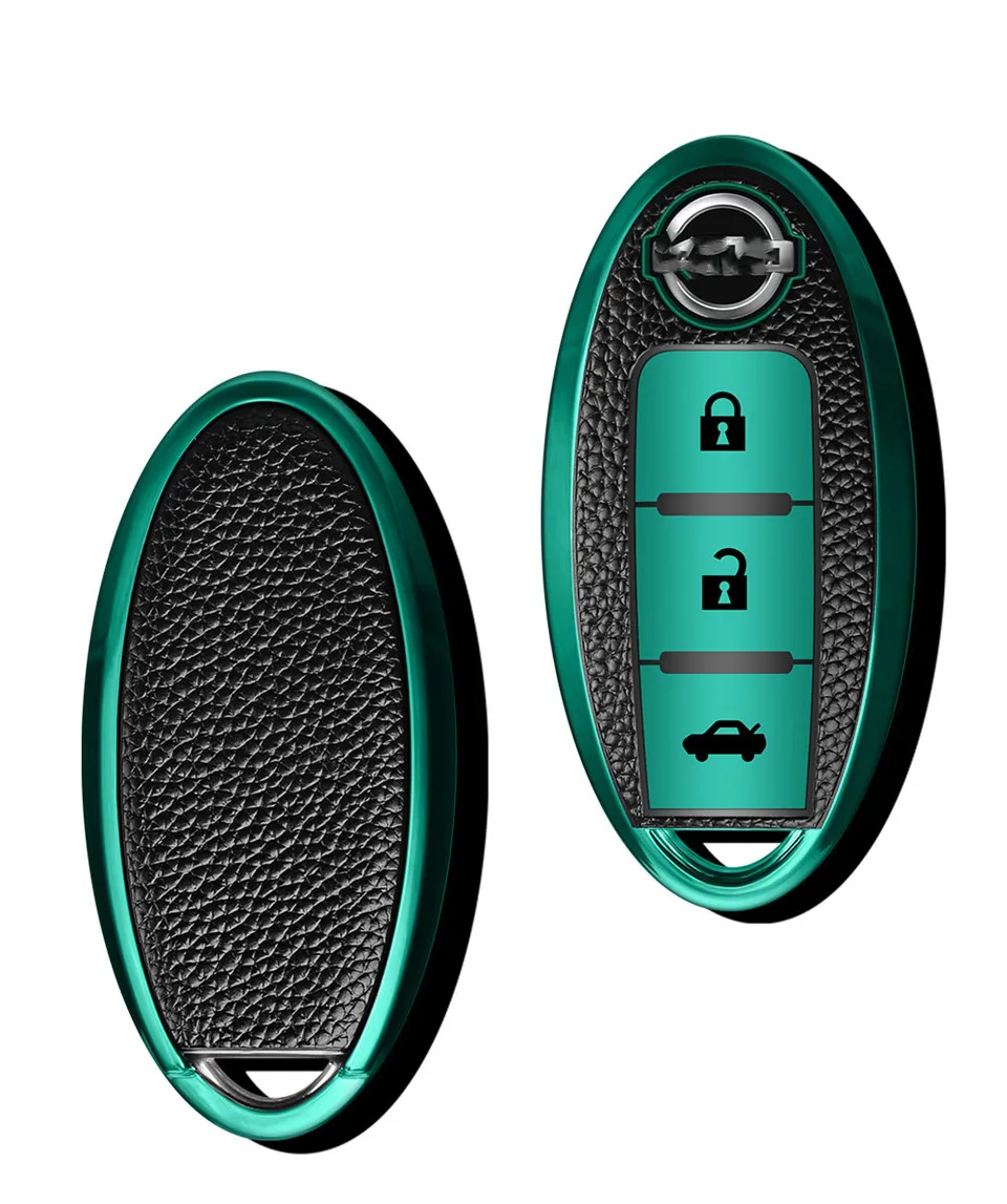 Cover per chiave/telecomando per nissan juke leaf micra k12 note patrol qashqai j11 j10 tiida versa x-trail xtrail x trail t32 Infiniti - Hbb8cb26b5c8b45e09cb64cdb6965a0797